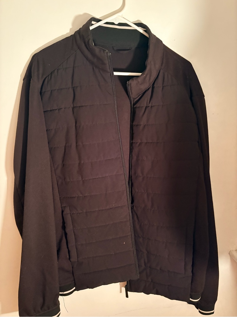 Zara Black Quilted Puffer Jacket